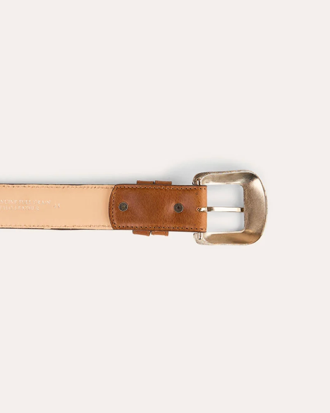 Ringers Western: Sheriff Belt - Brown/Silver
