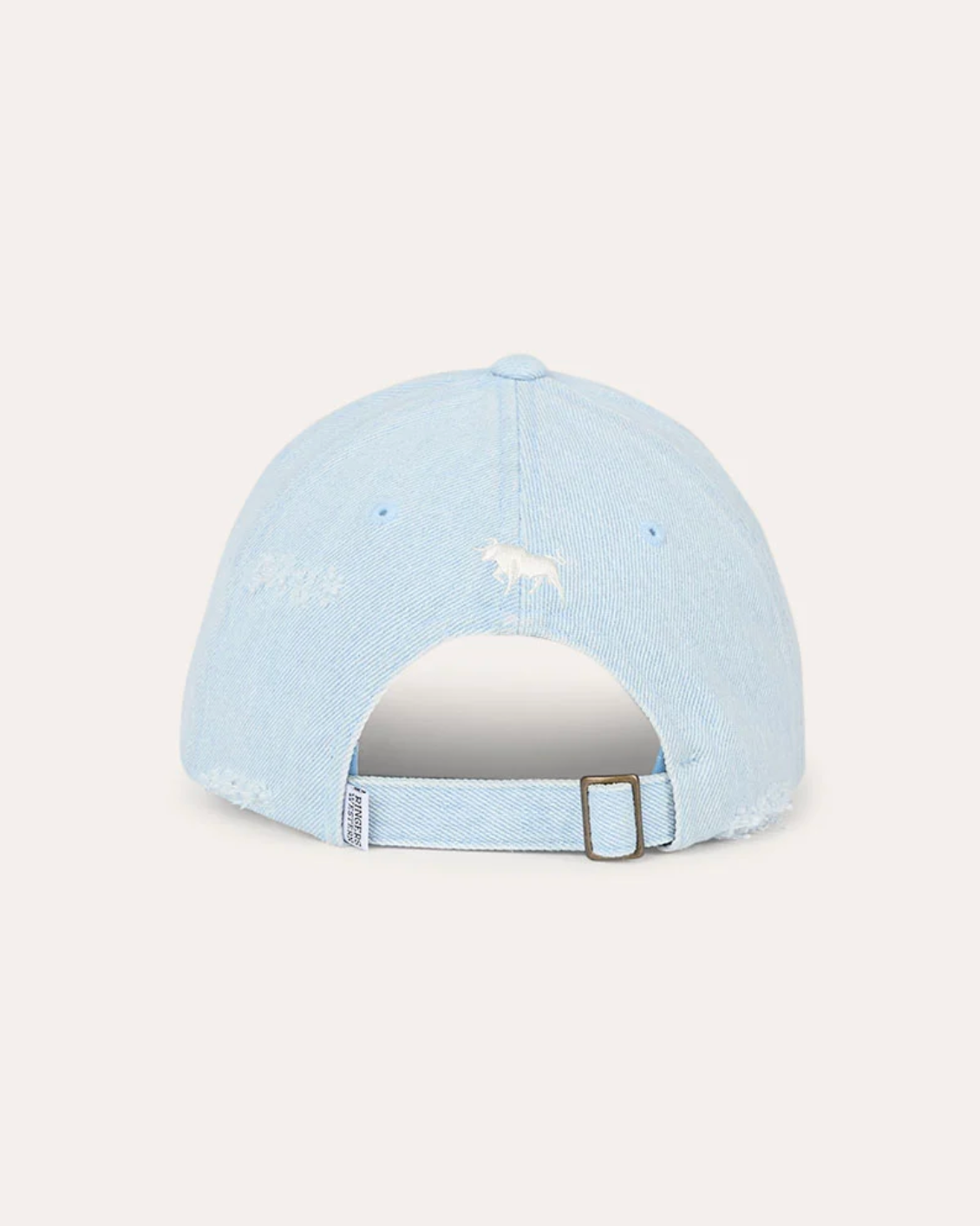Ringers Western: Blue Denim 100% Cotton Baseball Cap - Texas Western New Zealand