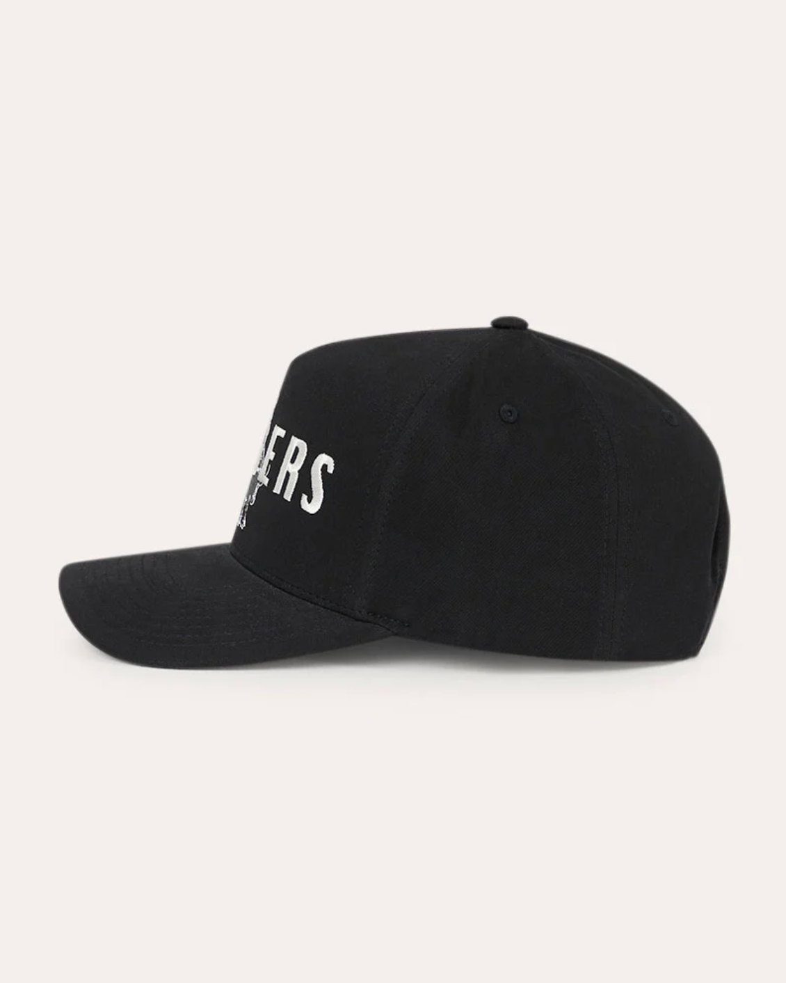 Ringers Western: Black baseball cap with a bull rider on the front - Texas Western New Zealand
