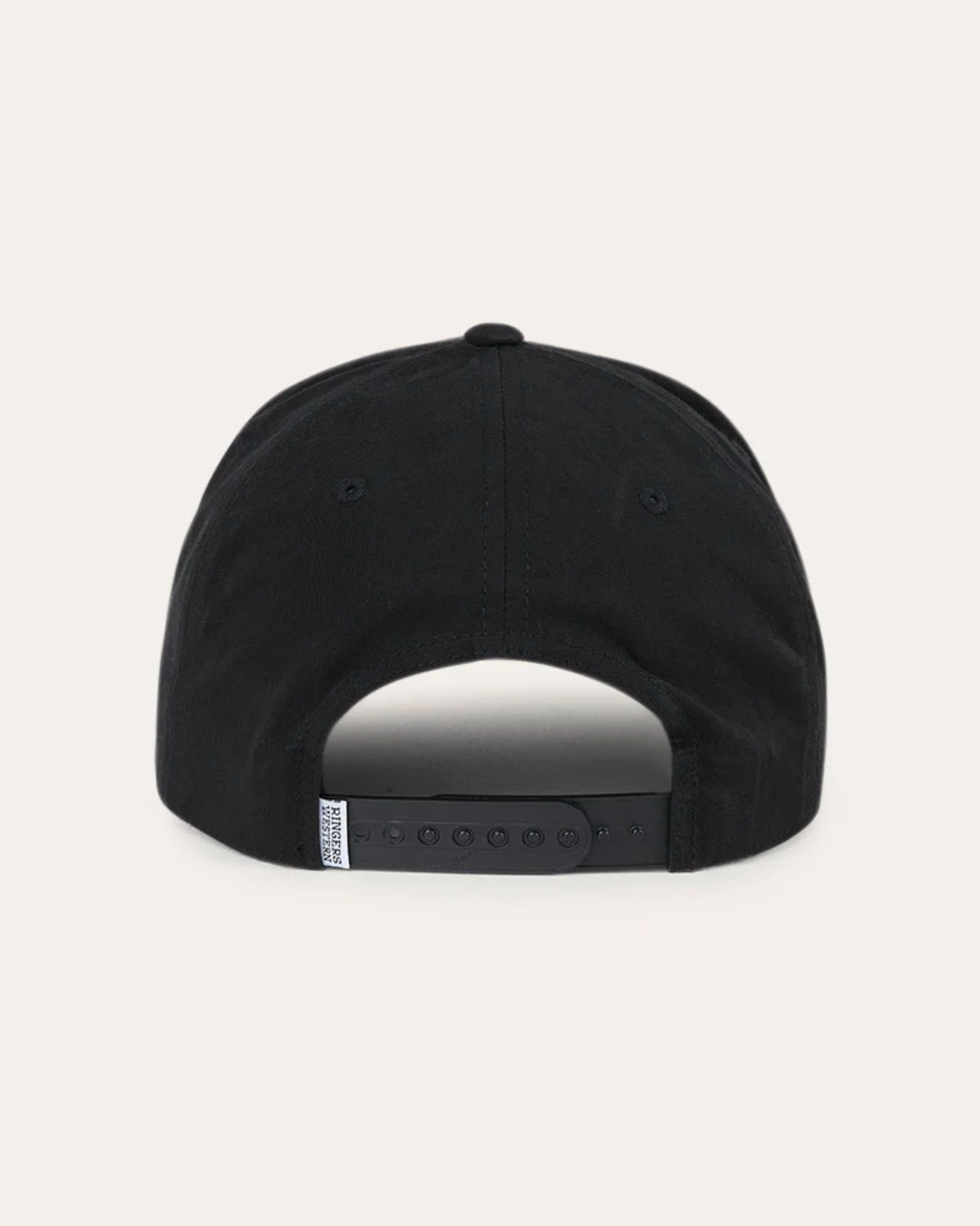 Ringers Western: Black baseball cap with a bull rider on the front - Texas Western New Zealand
