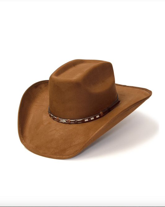 Sienna Western Suede Finished Cattleman Hat