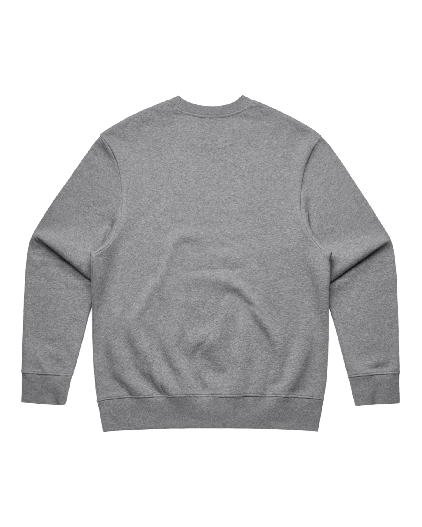 Texas Western Apparel Crew Neck Jumper in Grey with a TWA and longhorn graphic on the front - New Zealand