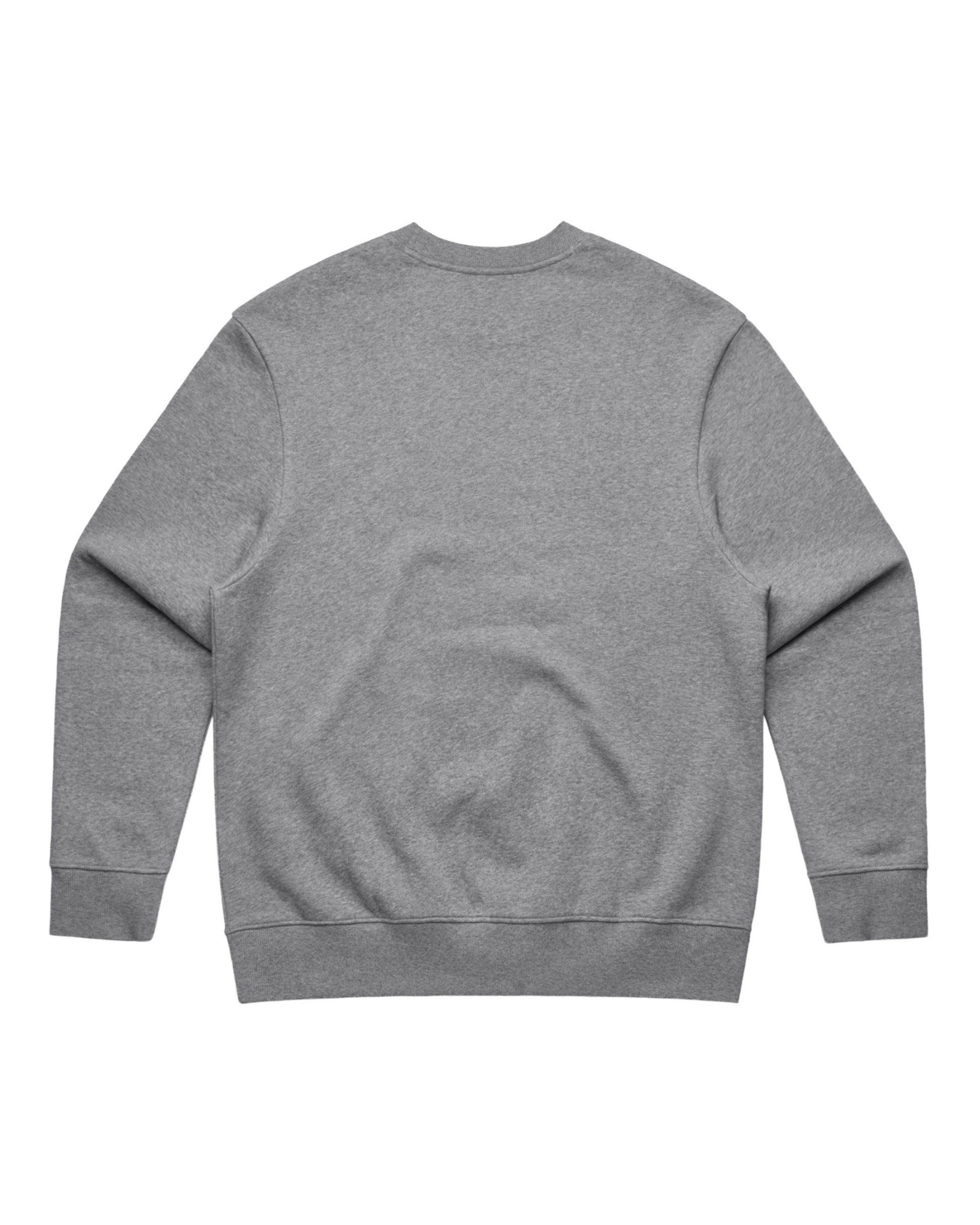 Texas Western Apparel Crew Neck Jumper in Grey with a TWA and longhorn graphic on the front - New Zealand