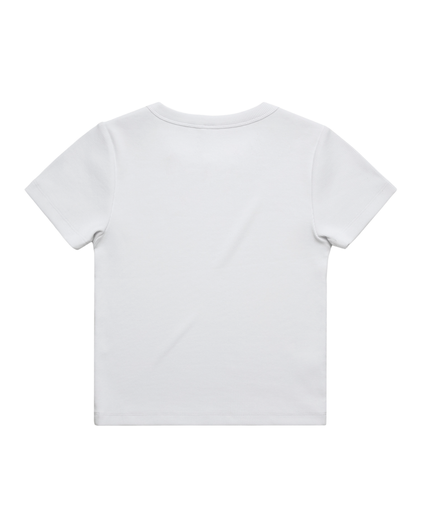 Texas Western Apparel ribbed White Tee Shirt with Texas Western Embroidery on the front - New Zealand